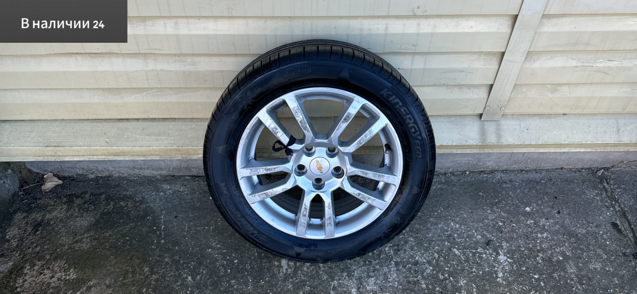 диск литой Chevrolet Aveo T300 2013, 1.6 л., F16D4, бензин, МКПП, седан, передний привод - фото №1