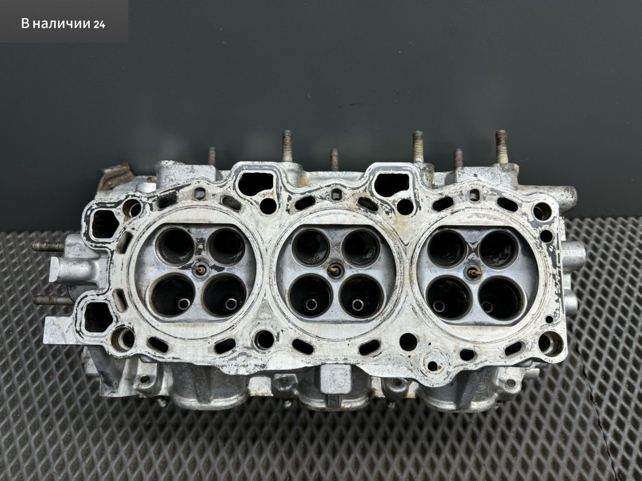 головка блока цилиндров Kia Magentis 1 поколение GD 2003, 2.5 л., G6BV, бензин, АКПП, 5c - olive green, седан, передний привод, C01220122B1, 2210037205 - фото №1