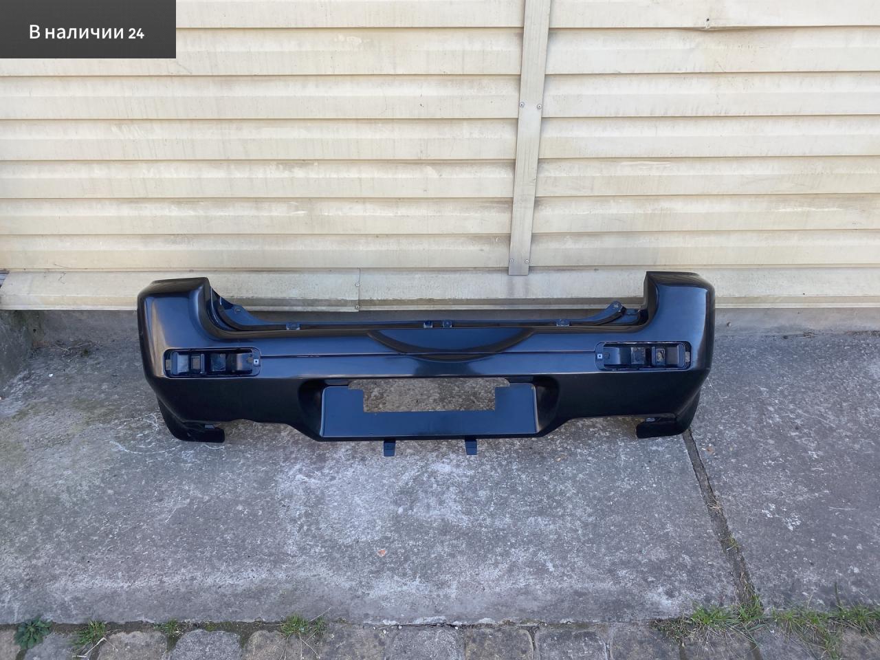 бампер задний Toyota Cami 1 поколение J122E 2001, 1.3 л., K3-VE, бензин, АКПП, 6a5 - черный, внедорожник 5 дв., задний привод, правый руль, 52159-87401 - фото №1