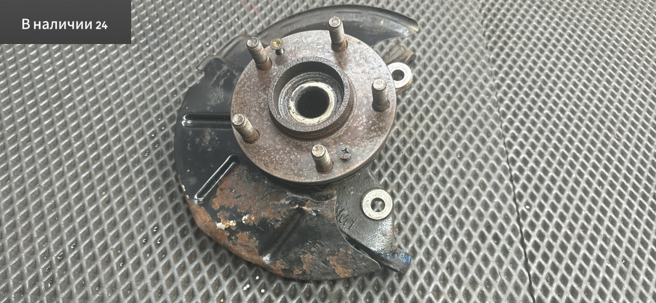 кулак поворотный левый Kia Cerato 2 поколение TD 2011, 2.0 л., G4KD, бензин, МКПП, ud - clear white, купе, передний привод, 517502H000, 517151M100 - фото №1