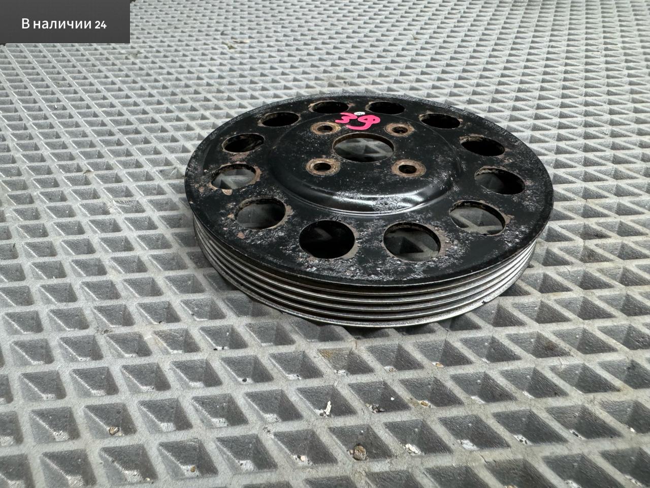 шкив помпы Mitsubishi Lancer 9 поколение 2004, 1.3 л., 4G13 (8V), бензин, МКПП, a31a cool silver, седан, передний привод, MR994960 - фото №1