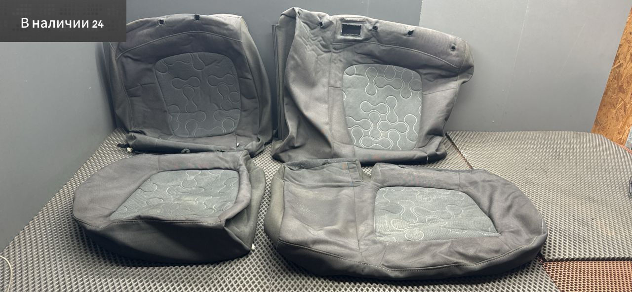 Чехлы для сидений Hyundai i20 1 поколение PB 2010, 1.4 л., G4FA, бензин, АКПП, fr - black diamond черный, хетчбэк 5 дв., передний привод - фото №1