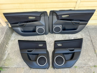 Обшивка двери (комплект) Mazda 3 1 поколение [рестайлинг] BK 2008, 1.6 л., Z6, бензин, МКПП, 16w, седан, передний привод, BS3H-68-45YD, BS3H-68-42YD, B36D-68-55YA, B36D-68-52YA