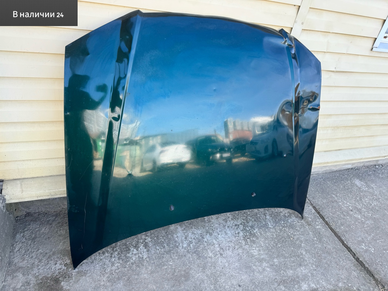 капот Kia Magentis 1 поколение GD 2003, 2.5 л., G6BV, бензин, АКПП, 5c - olive green, седан, передний привод, 664003C300 - фото №1