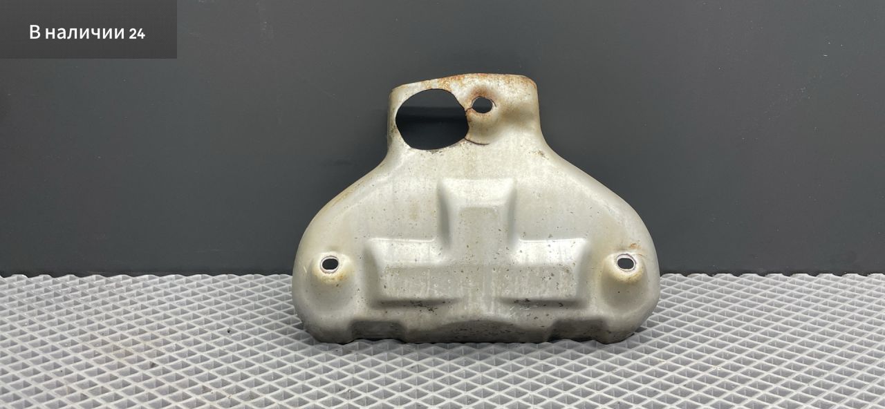 защита (экран) выпускного коллектора Chevrolet Lacetti 1 поколение J200 2008, 1.6 л., F16D3, бензин, МКПП, gge - ярко красный, хетчбэк 5 дв., передний привод, 96350821 - фото №1