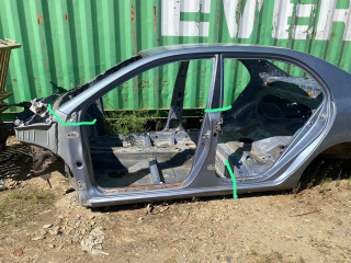 порог левый Toyota Corolla 9 поколение (E120/E130) CDE120 2004, 1.6 л., 3ZZ-FE, бензин, МКПП, 8q3 - grayish blue, седан, передний привод, 6131202050