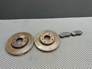 диски тормозные (комплект) Kia Magentis 1 поколение [рестайлинг] GD 2004, 2.5 л., G6BV, бензин, АКПП, седан, передний привод, 517123C000, 581013CA20