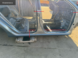 порог правый Toyota Corolla 9 поколение (E120/E130) CDE120 2004, 1.6 л., 3ZZ-FE, бензин, МКПП, 8q3 - grayish blue, седан, передний привод, 6131102050