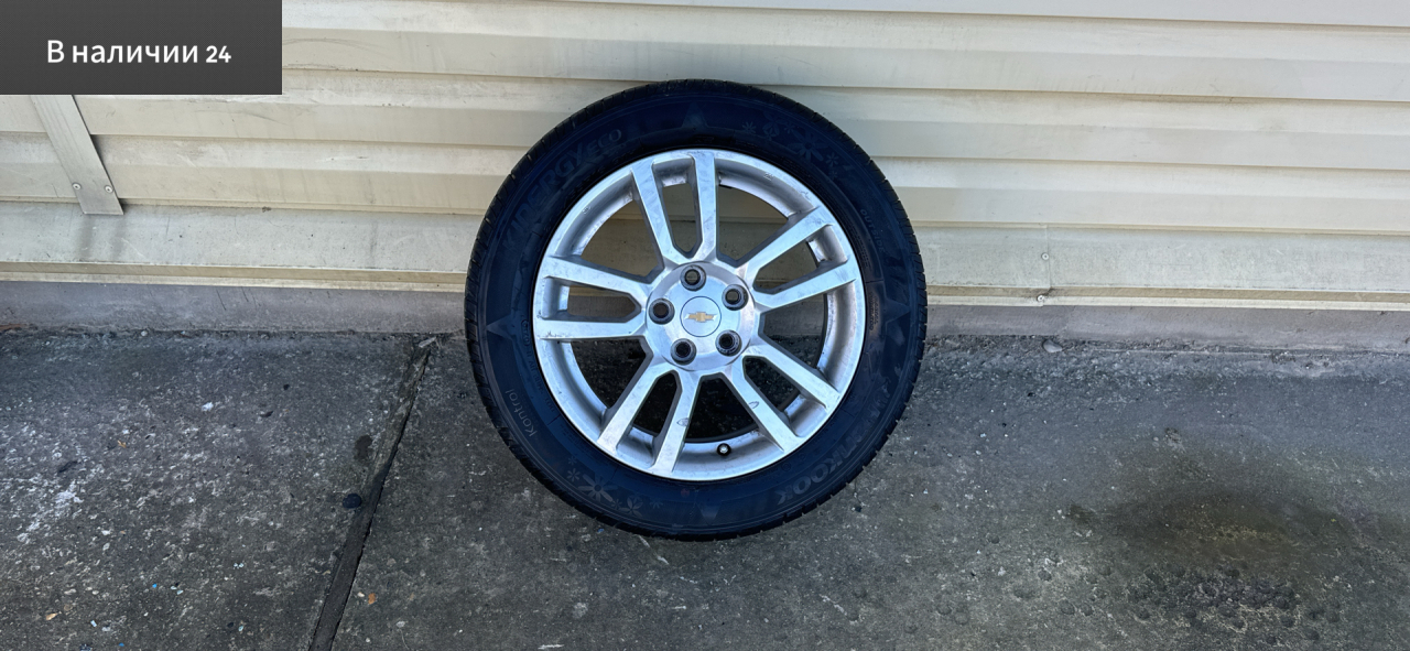 диск литой Chevrolet Aveo T300 2013, 1.6 л., F16D4, бензин, МКПП, седан, передний привод - фото №1