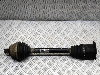 полуось передняя левая (приводной вал, ШРУС) Audi A6 4F/C6 2006, 2.4 л., i, BDW, бензин, вариатор, чёрный, седан, передний привод, правый руль, 4F0407271H