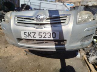 передняя часть (ноускат) в сборе Toyota Avensis 2 поколение (T250) [рестайлинг] 2007, бензин, серебристый, правый руль