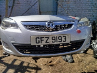 передняя часть (ноускат) в сборе Opel Astra J 2011, серебристый, правый руль