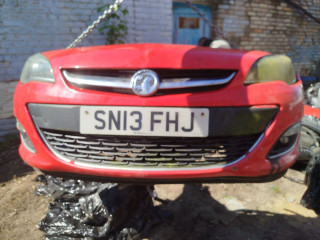 передняя часть (ноускат) в сборе Opel Astra J [рестайлинг] 2013, бензин, красный, правый руль