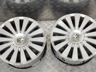 диск литой Volkswagen Passat B6 2009, 2.0 л., TDi, CBAA, дизель, 6МКПП, серебристый, седан, передний привод, правый руль