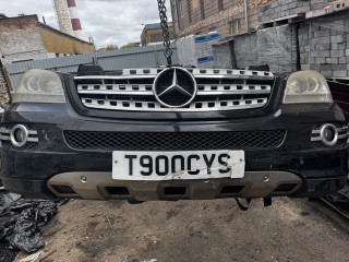 передняя часть (ноускат) в сборе Mercedes-Benz M-Класс W164 (2005 - 2008), 3.0 л., CDi, дизель, АКПП, черный, полный привод, правый руль