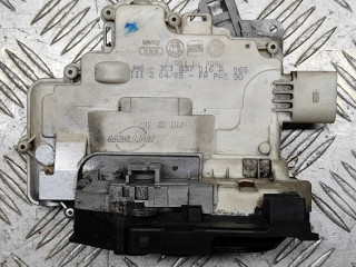замок двери передней правой Volkswagen Passat B6 2006, серебристый, седан, 3C1837016A