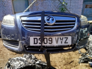 передняя часть (ноускат) в сборе Opel Insignia 1 поколение (A) 2009, синий, правый руль