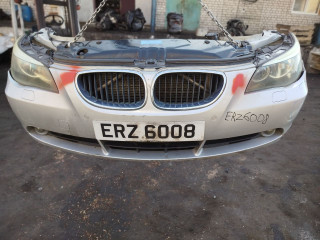 передняя часть (ноускат) в сборе BMW 5 серия E60/E61 2005, 3.0 л., N52 B30 A, бензин, АКПП, серебристый, задний привод, правый руль