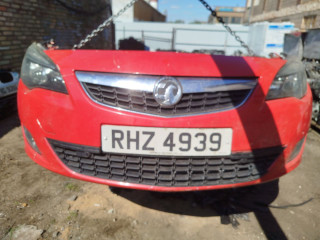 передняя часть (ноускат) в сборе Opel Astra J 2012, бензин, красный, правый руль