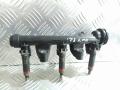 топливная рампа Volkswagen Polo 4 поколение 2003, 1.2 л., i, бензин, 03D906031C, 03D133329A - фото №2