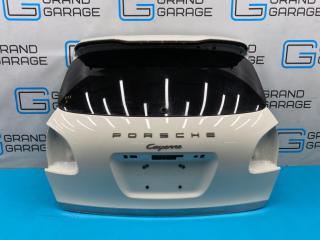 крышка багажника (дверь 3-5) Porsche Cayenne 958 2011, АКПП, r6 / r9a sandweiss - белый, полный привод, правый руль, 7P5827075