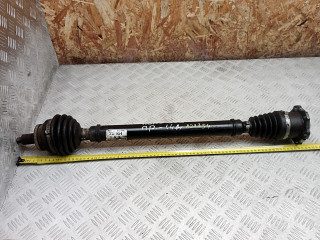 полуось передняя правая (приводной вал, ШРУС) Volkswagen Polo 4 поколение 2003, 1.4 л., дизель, 6Q0407272BK