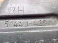 пыльник двигателя Toyota RAV4 3 поколение (XA30) 2008, 2.2 л., D-4D, 2AD-FTV, дизель, МКПП, внедорожник 5 дв., 5144342010 - фото №3