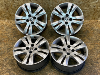 диск литой Peugeot 5008 1 поколение 2011, 1.6 л., дизель, МКПП, передний привод, 9675498677