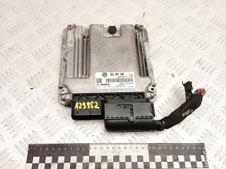 блок управления двигателем Volkswagen Passat B6 2009, 2.0 л., дизель, МКПП, универсал, 03L907309, 0281015029