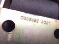 ремень безопасности Peugeot 307 1 поколение 2002, синий, E2040061, 802835XX, C506452, 1324151 - фото №7