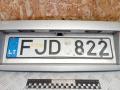 накладка подсветки номера Nissan Primera P12 (2001 - 2008), 2.2 л., дизель, МКПП, универсал, 90810AU400, 24055AV000 - фото №4