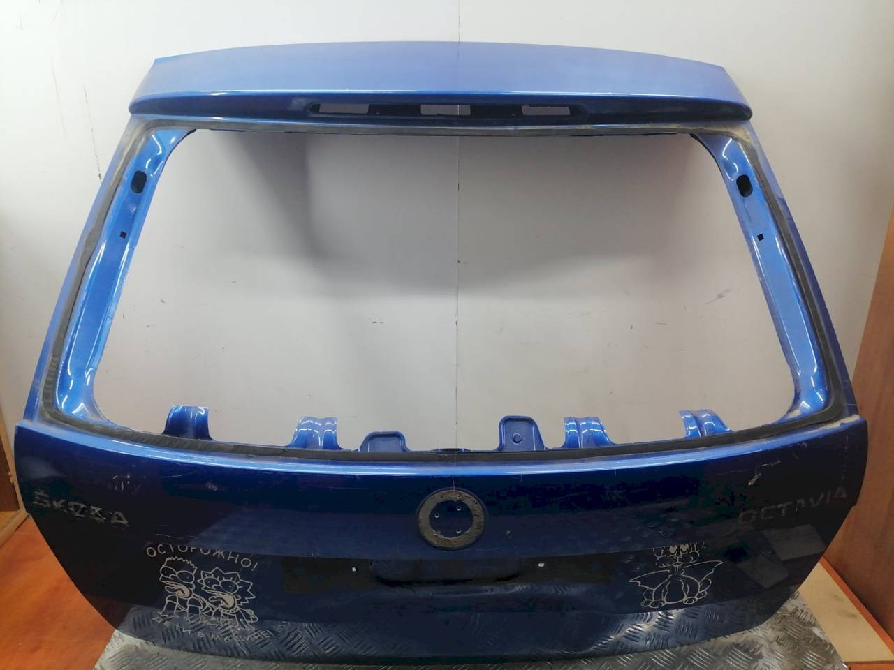 крышка багажника (дверь 3-5) Skoda Octavia 3 поколение (A7) 2014 - фото №1