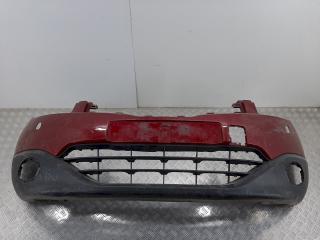 бампер передний Nissan Qashqai J10 [рестайлинг] 2012, красный