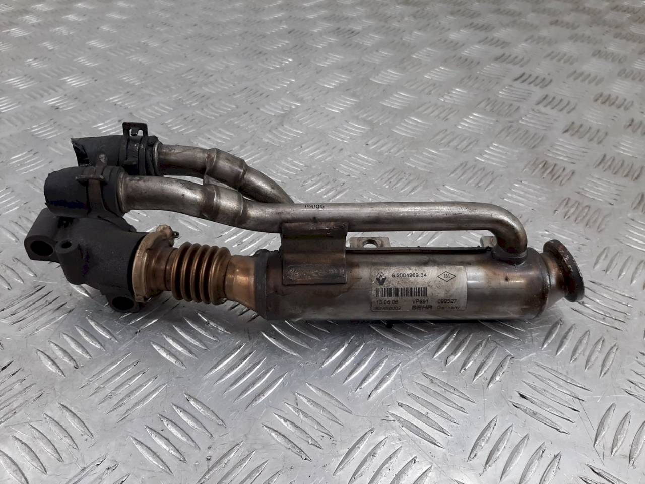 охладитель EGR / Радиатор EGR Renault Scenic 2 поколение 2006, 1.9 л., DCi, 8200426934 - фото №1