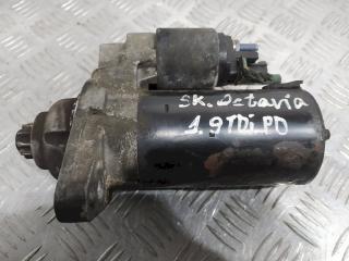 стартер Skoda Octavia 1 поколение (A4) [рестайлинг] 2007, 1.9 л., TDi, дизель, 0001123012