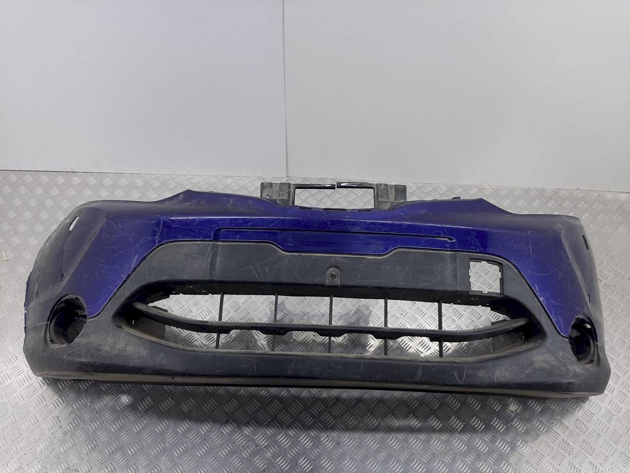 бампер передний Nissan Qashqai 2 поколение 2016, синий - фото №1