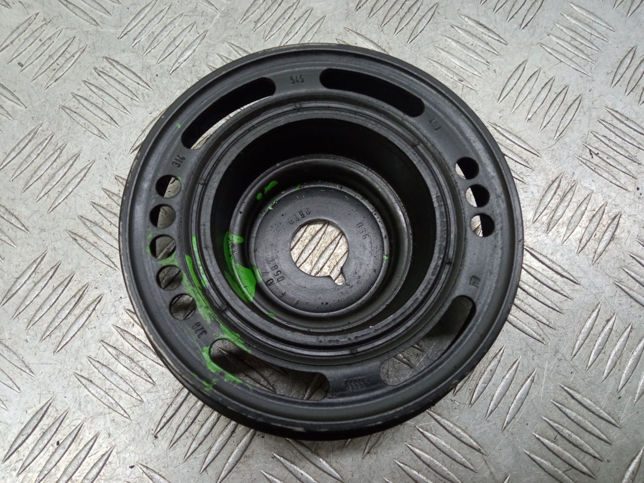 шкив коленвала Opel Astra H 2005, 1.6 л., i, бензин, 55559328314545463 - фото №1