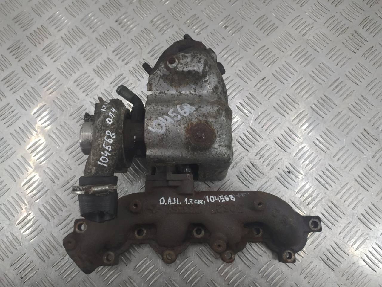 турбина Opel Astra G 2003, 1.7 л., CDTi, 4917306501 - фото №1