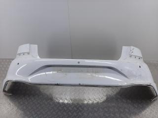 бампер задний Volkswagen Polo 5 поколение [рестайлинг] 2020, белый