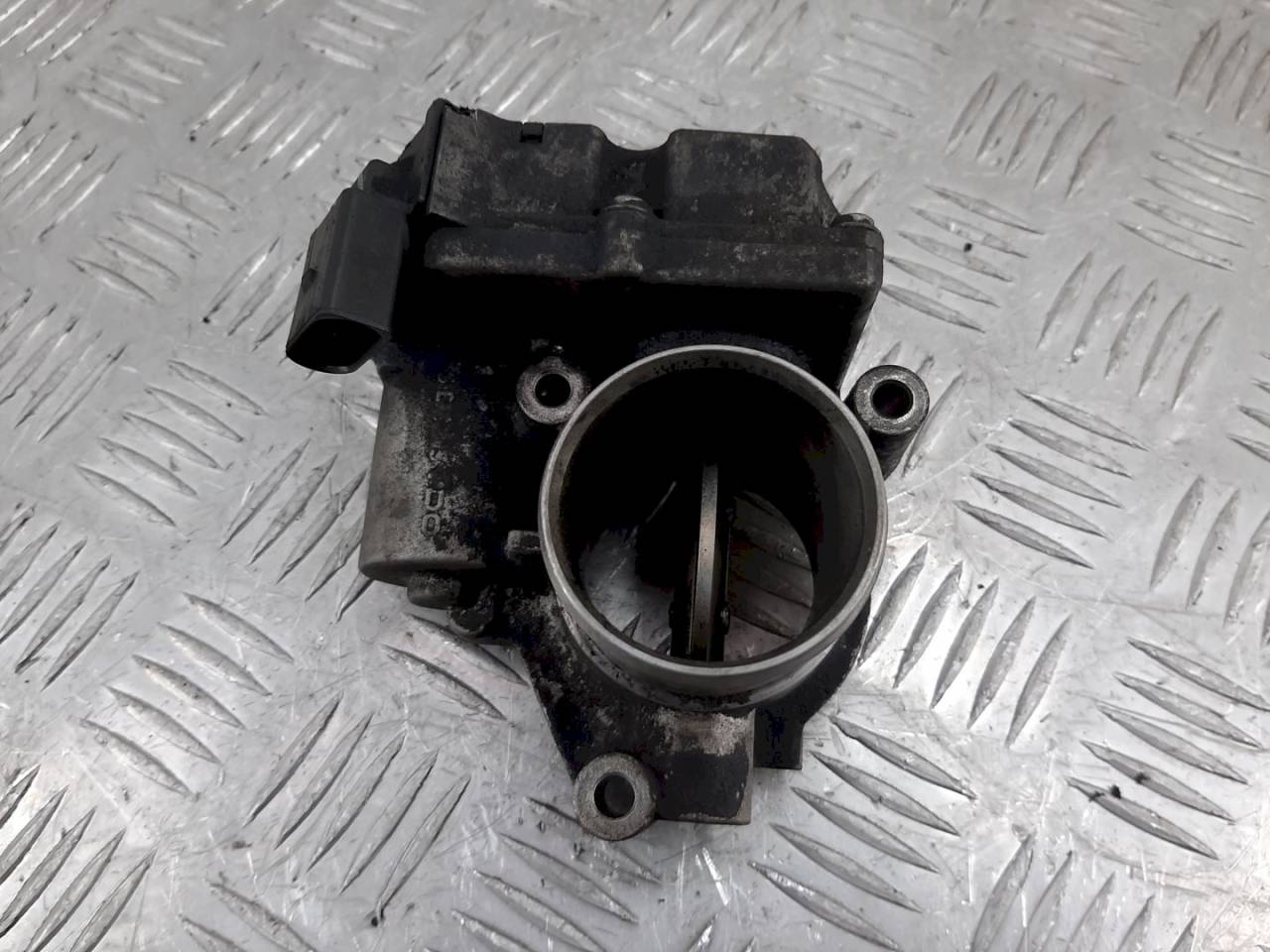 заслонка дроссельная Renault Scenic 2 поколение 2006, 1.9 л., DCi, 8200576664 - фото №1