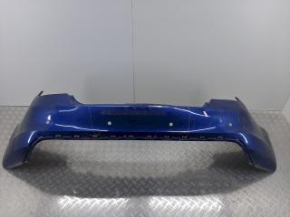 бампер задний Skoda Rapid 1 поколение 2017, синий