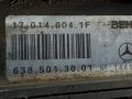 кассета радиаторов Mercedes-Benz Vito W638 2001, 2.2 л., 6385013001 - фото №5