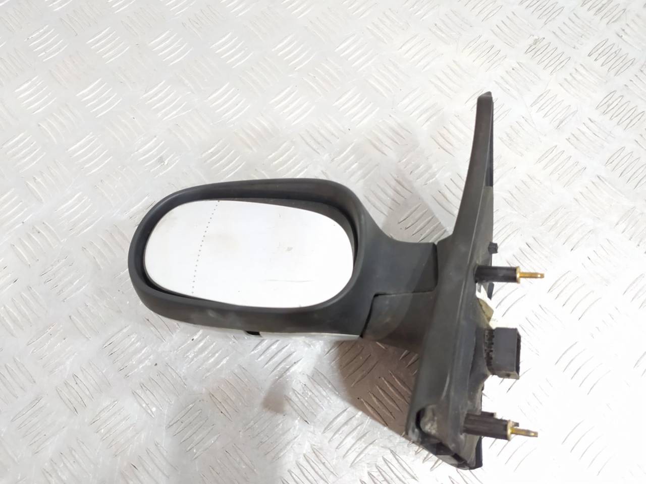 зеркало наружное левое Renault Scenic 1 поколение 1999, серо-голубой - фото №1