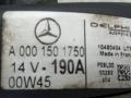генератор Mercedes-Benz C-Класс W203/S203/CL203 2003, 2.2 л., CDi, A0001501750 - фото №5