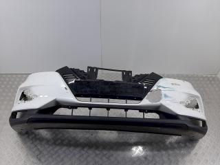 бампер передний Nissan Qashqai 2 поколение [рестайлинг] 2019, белый