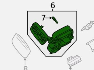 активатор замка крышки топливного бака Mitsubishi Outlander 4 поколение 2023, 2.4 л., бензин, АКПП, 5940A488