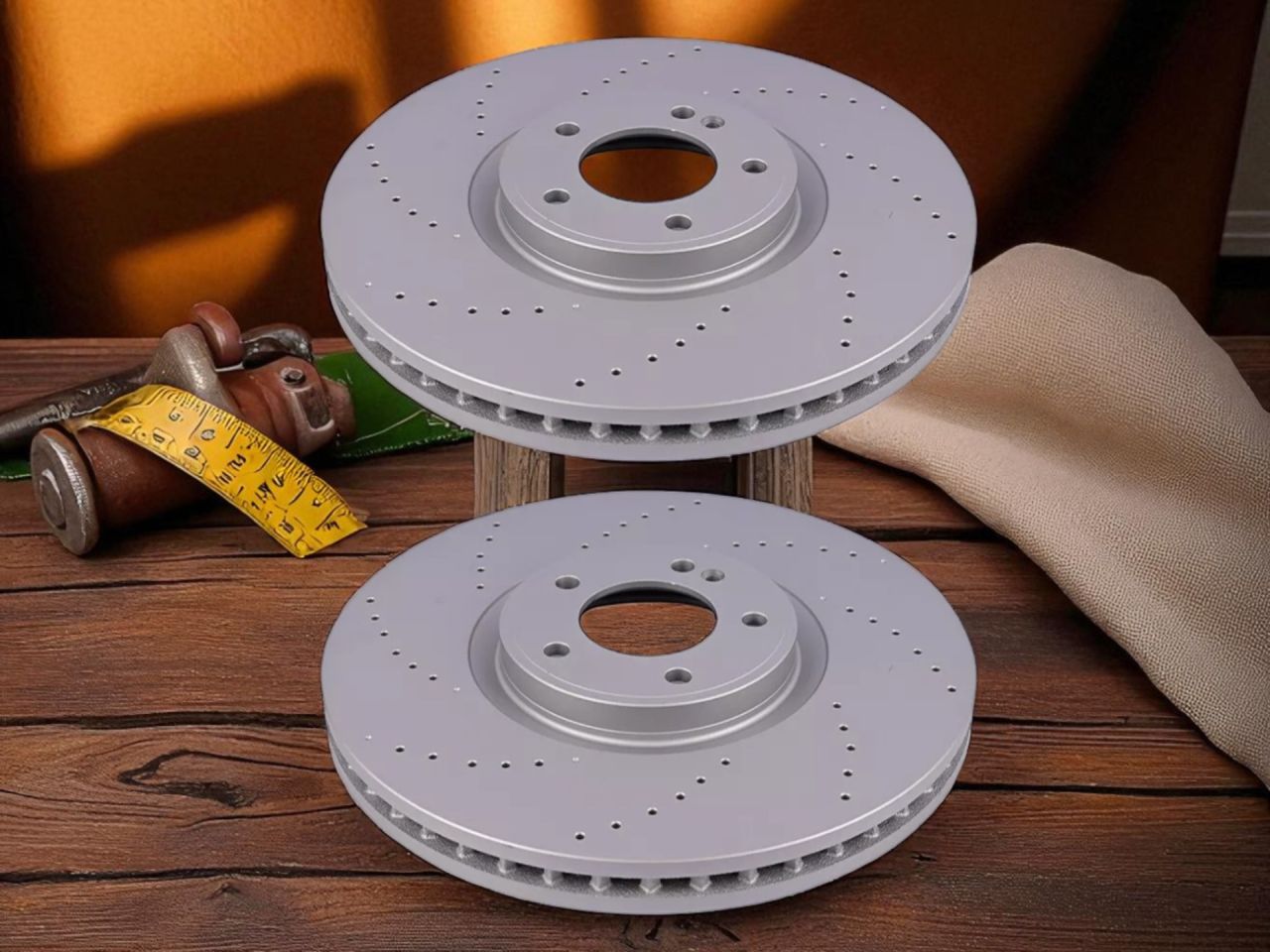 диск тормозной передний Mercedes-Benz A AMG 2 поколение 2022, A4634210500 - фото №1