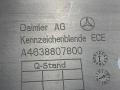 Рамка для крепления номера перед. низ. Mercedes-Benz G-Класс W464 2022, 6.3 л., бензин, АКПП, A4638807800 - фото №4