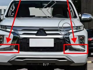 Хром переднего бампера перед. низ. Mitsubishi Pajero Sport 3 поколение [рестайлинг] 2022, 3.0 л., бензин, АКПП, 6407A358, 6407A357