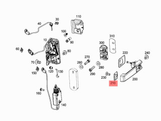 эмблема крыла заднего правого Mercedes-Benz A AMG 2 поколение 2022, A4637226700